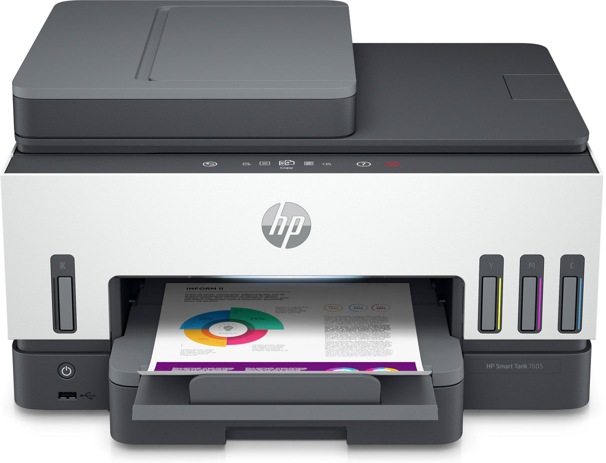 Hp Smart Tank 7605 15/9ppm Mfp Mfp A4 Usb2.0 Wifi Eth Fax 1200x1200