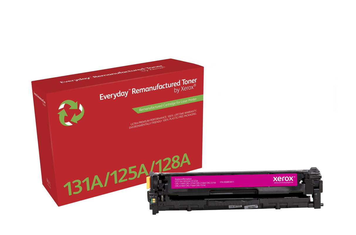 Tóner Compatible Xerox 006r03811 Compatible Con Hp Cf213a Cb543a Ce323a Crg-116m Crg-131m 1800 Páginas Magenta