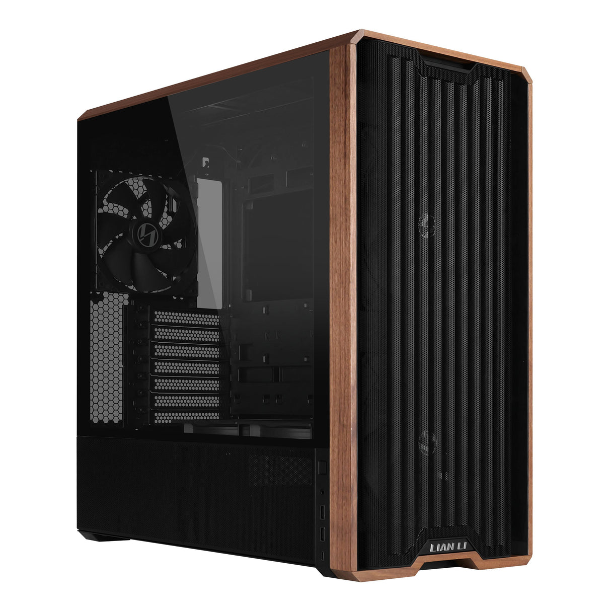 EAN 4718466015853 - Lian Li Lancool LAN217X carcasa de ordenador Midi Tower Negro, Madera imagen 1