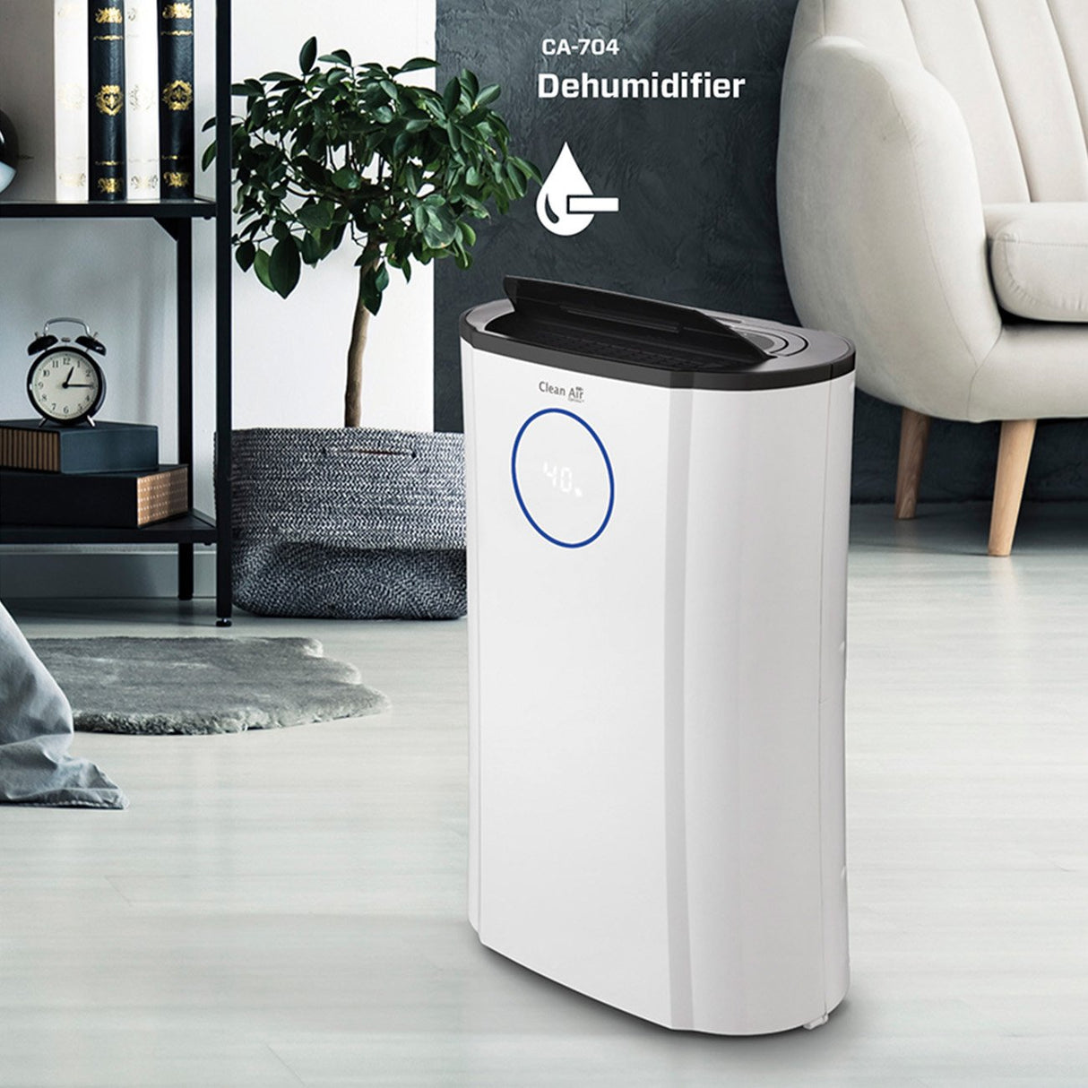EAN 8718546310195 - Clean Air Optima CA-704 4 L 39 dB 165 W Negro, Marfil imagen 7