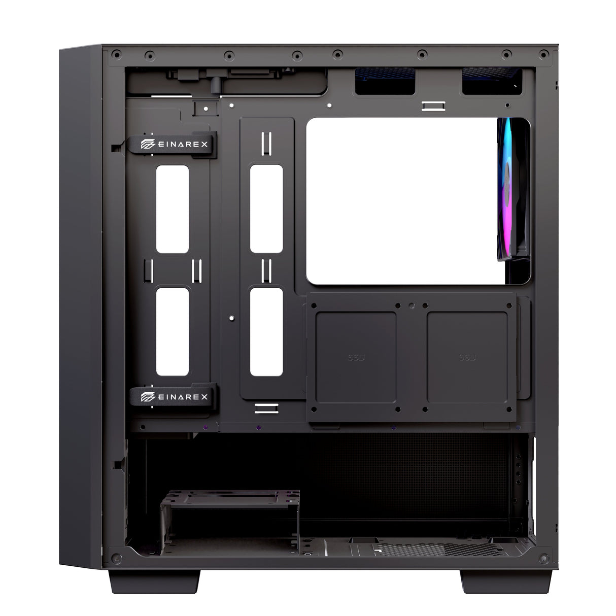 EAN 6977277360400 - Einarex EXCS-PM-150R-B carcasa de ordenador Midi Tower Negro imagen 10