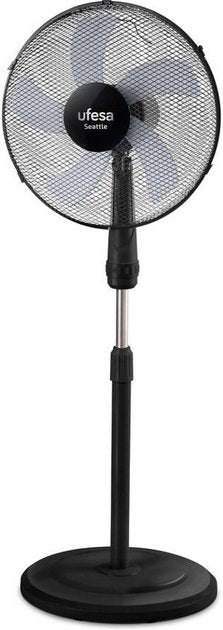 Ventilador De Pie Ufesa Seattle 40cm 50w Negro