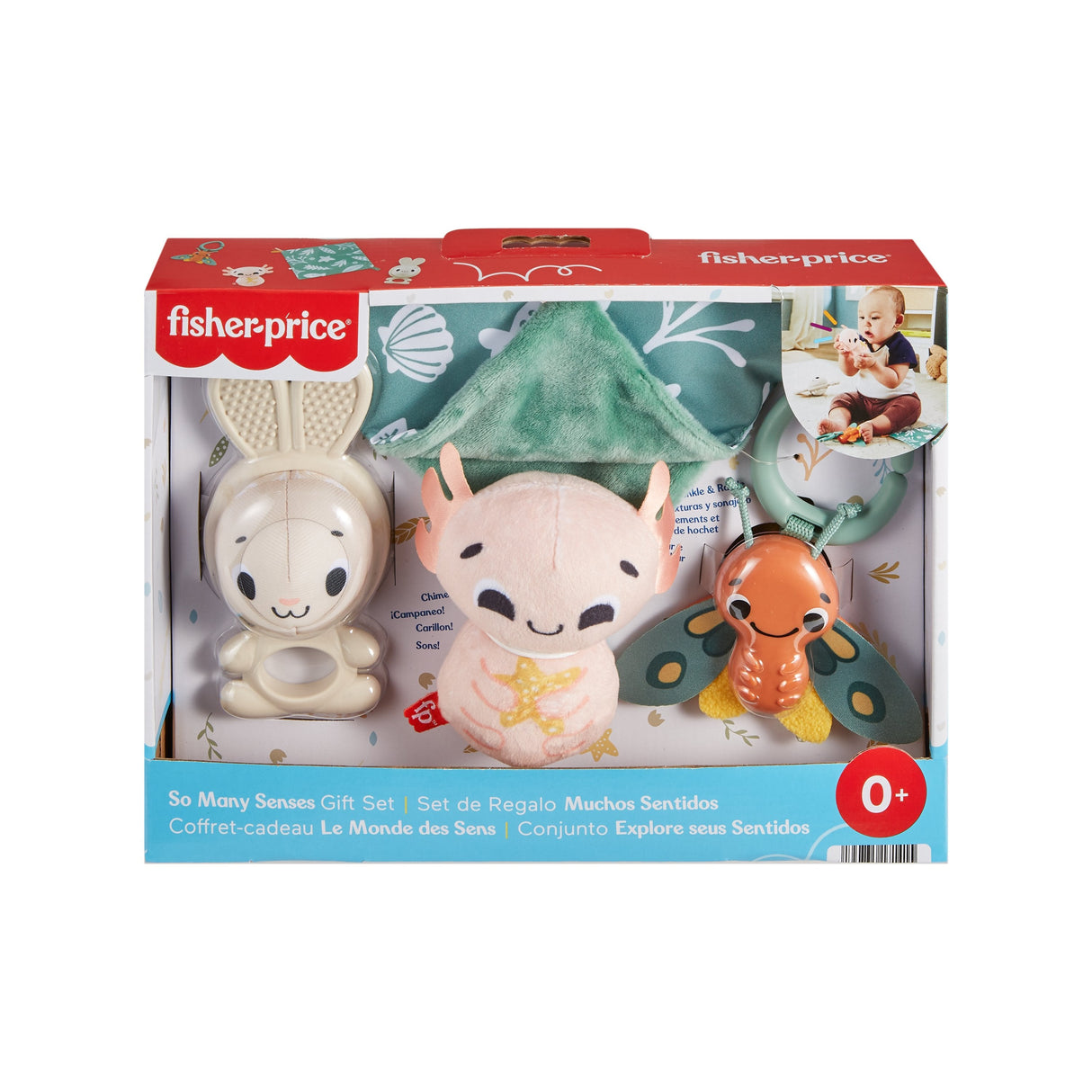 Mattel: Fisher Price - Kit De Regalo Para Los Primeros Descubrimientos Sensoriales Hrb17