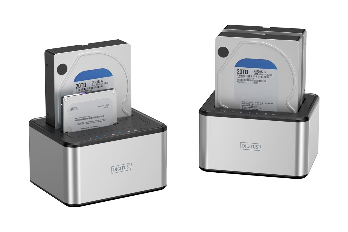 EAN 4016032498414 - Digitus DA-71540-2 base de conexión para disco duro USB 3.2 Gen 1 (3.1 Gen 1) Type-B Negro, Blanco imagen 4
