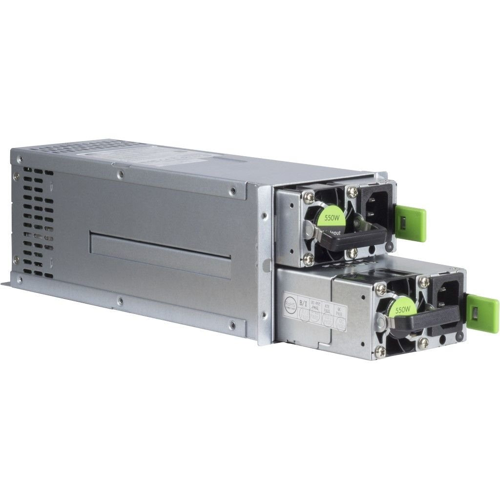EAN 4260455642293 - Inter-Tech Aspower R2A-DV0550-N unidad de fuente de alimentación 550 W 20+4 pin ATX Acero inoxidable imagen 2