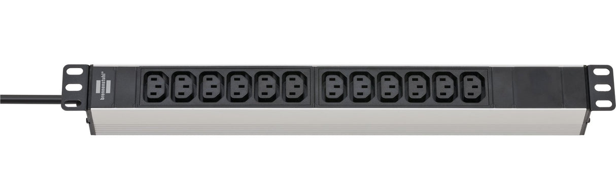 EAN 4007123662692 - Brennenstuhl 1390007112 base múltiple 2 m 12 salidas AC Interior Negro, Plata imagen 1