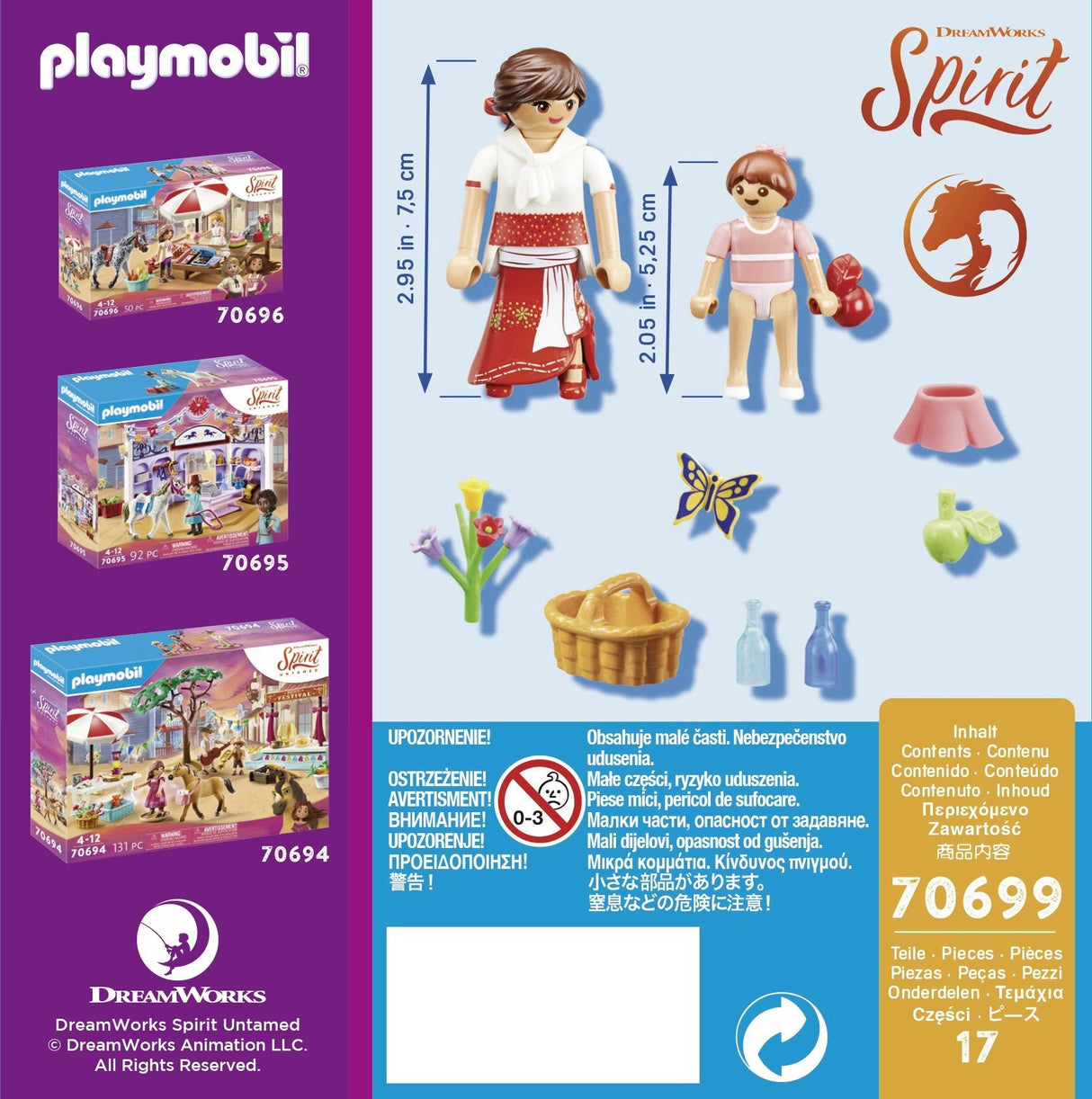 Playmobil 70699 Little Lucky & Mama Milagro 70699