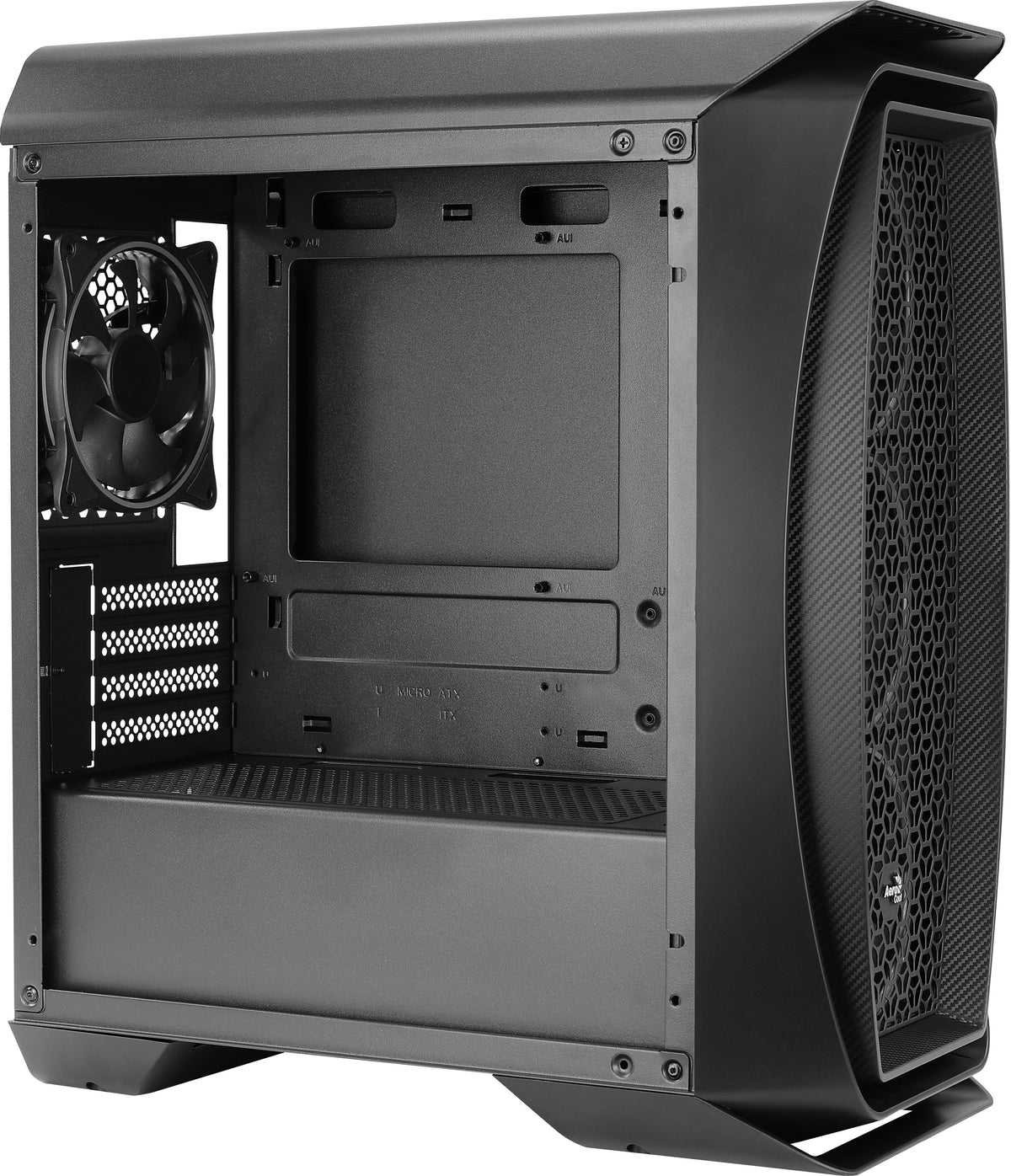 Caja Pc Aerocool Aero One Mini Eclipse Black 2*Usb 3.0 Hd Audio+Mic Soporta Refrigeración Líquida Micro Atx/ Mini Itx