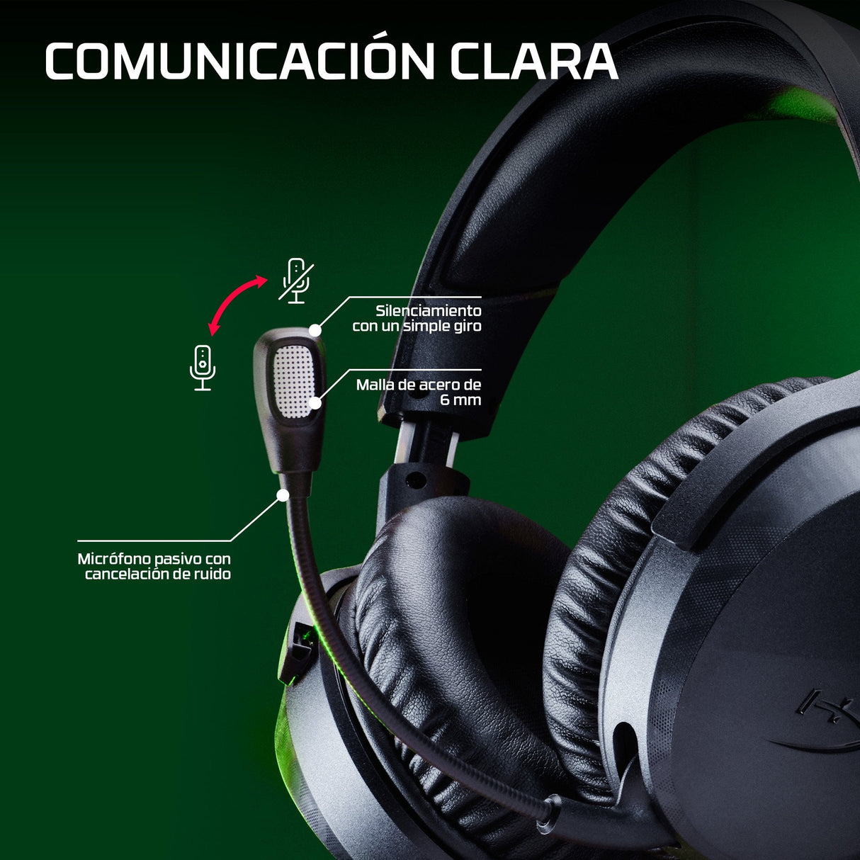 EAN 0199251514678 - HyperX CloudX Stinger 3 Wireless Gaming Headset Xbox Negro imagen 5