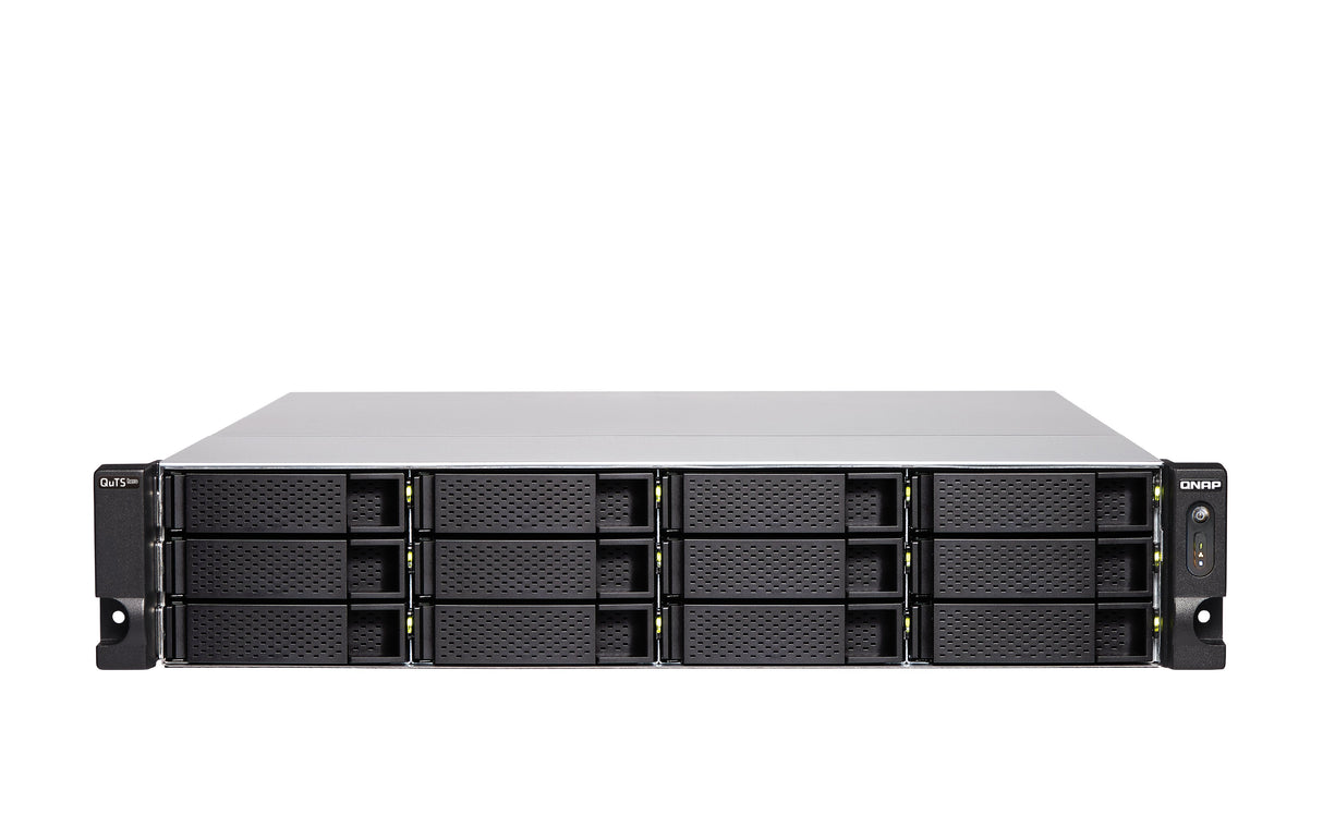 EAN 4711103081242 - QNAP TS-H1886XU-RP-R2 NAS Bastidor (3U) Intel® Xeon® D D-1622 32 GB DDR4 0 TB QuTS hero Negro, Gris imagen 1