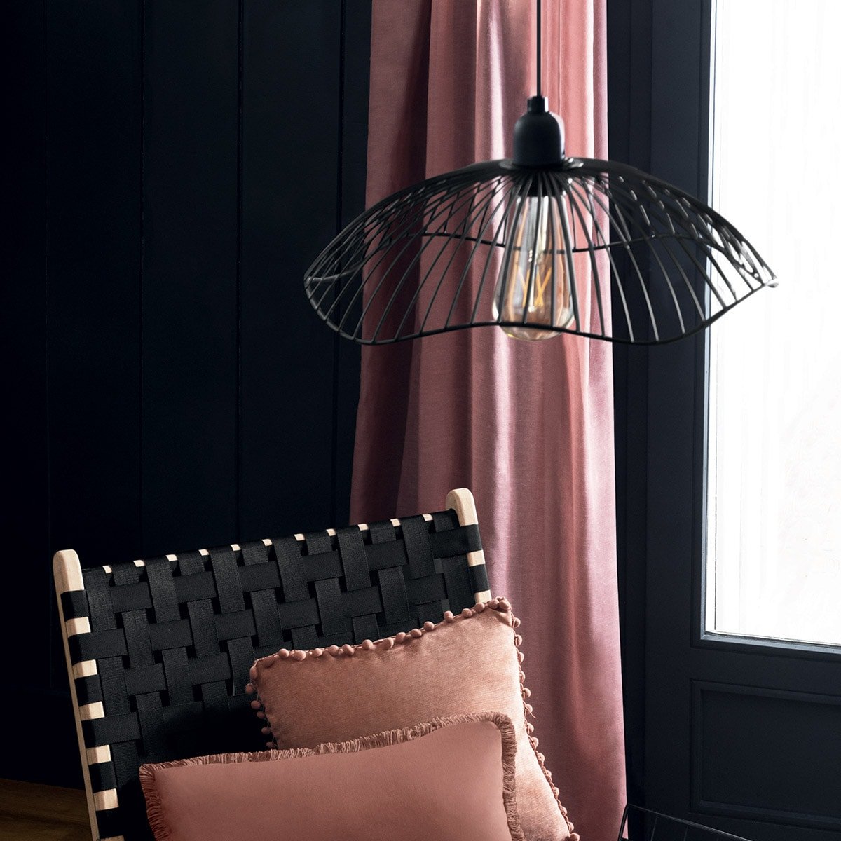 Lámpara Colgante Diam.34cm Col.'Cháteau' E27 34x15,5cm