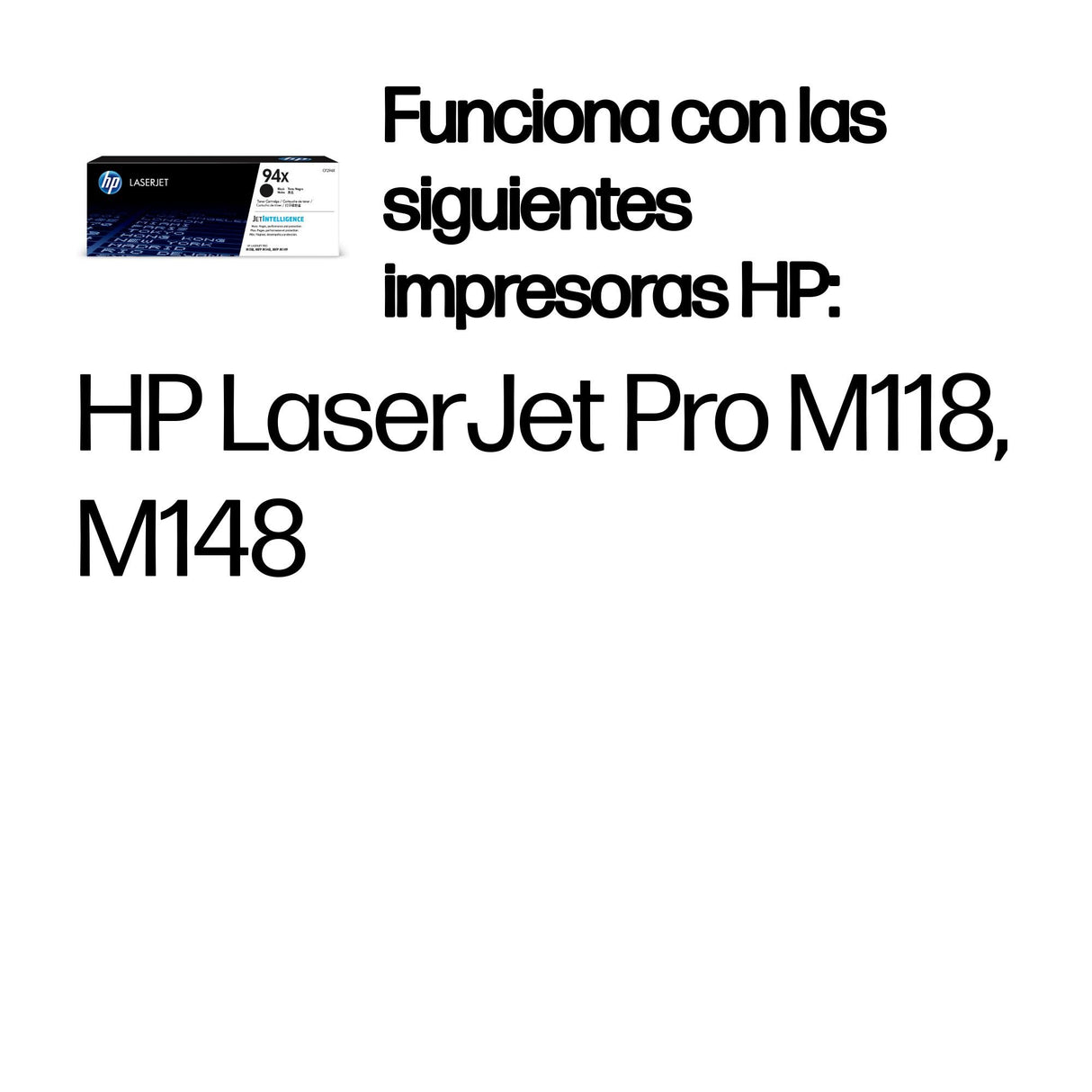 EAN 0192545654494 - HP 94X High Yield Black Original LaserJet Toner Cartridge cartucho de tóner 1 pieza(s) imagen 2