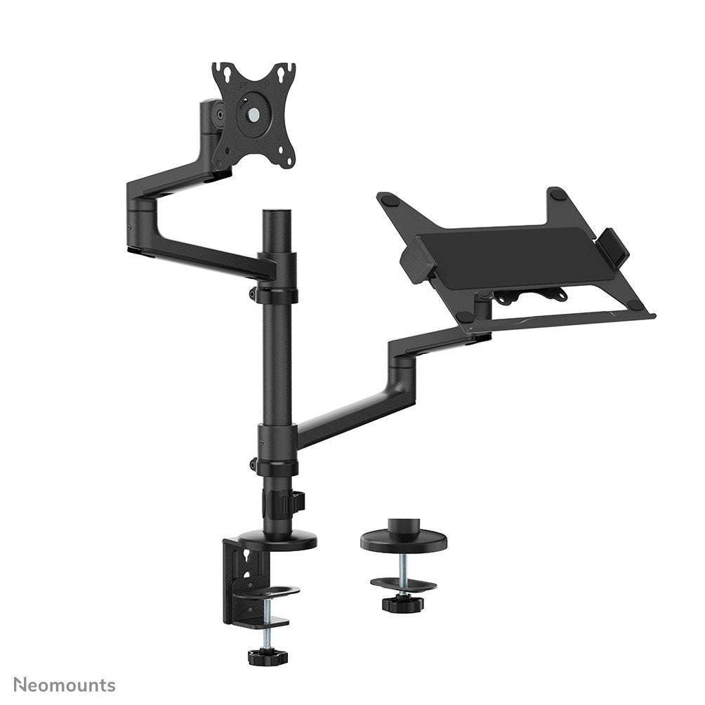 Neomounts By Newstar Soporte De Escritorio Para Monitor Y Portátil 17"-27" Negro Max.8kg