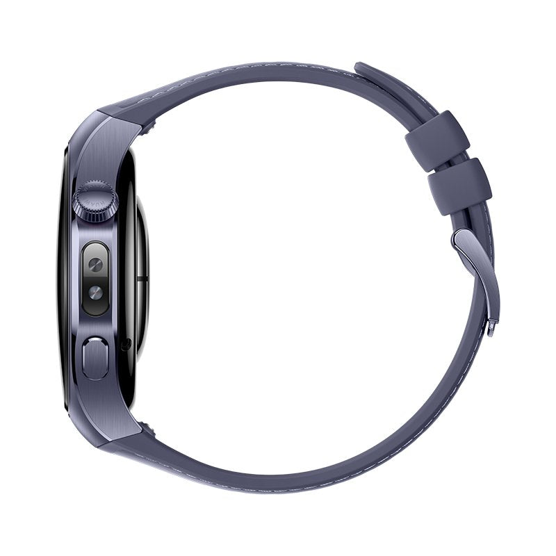 Smartwatch Huawei Watch 5 (46mm), Fluorelastomer Purple Azul Strap, Titanium Body, Rates-L39l