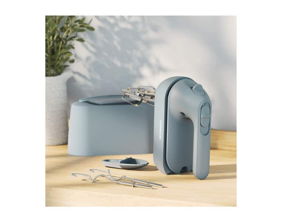 Kenwood Handmixer Quickmix Go Storm Blue (Gris, 350 Watt) 0w22210034