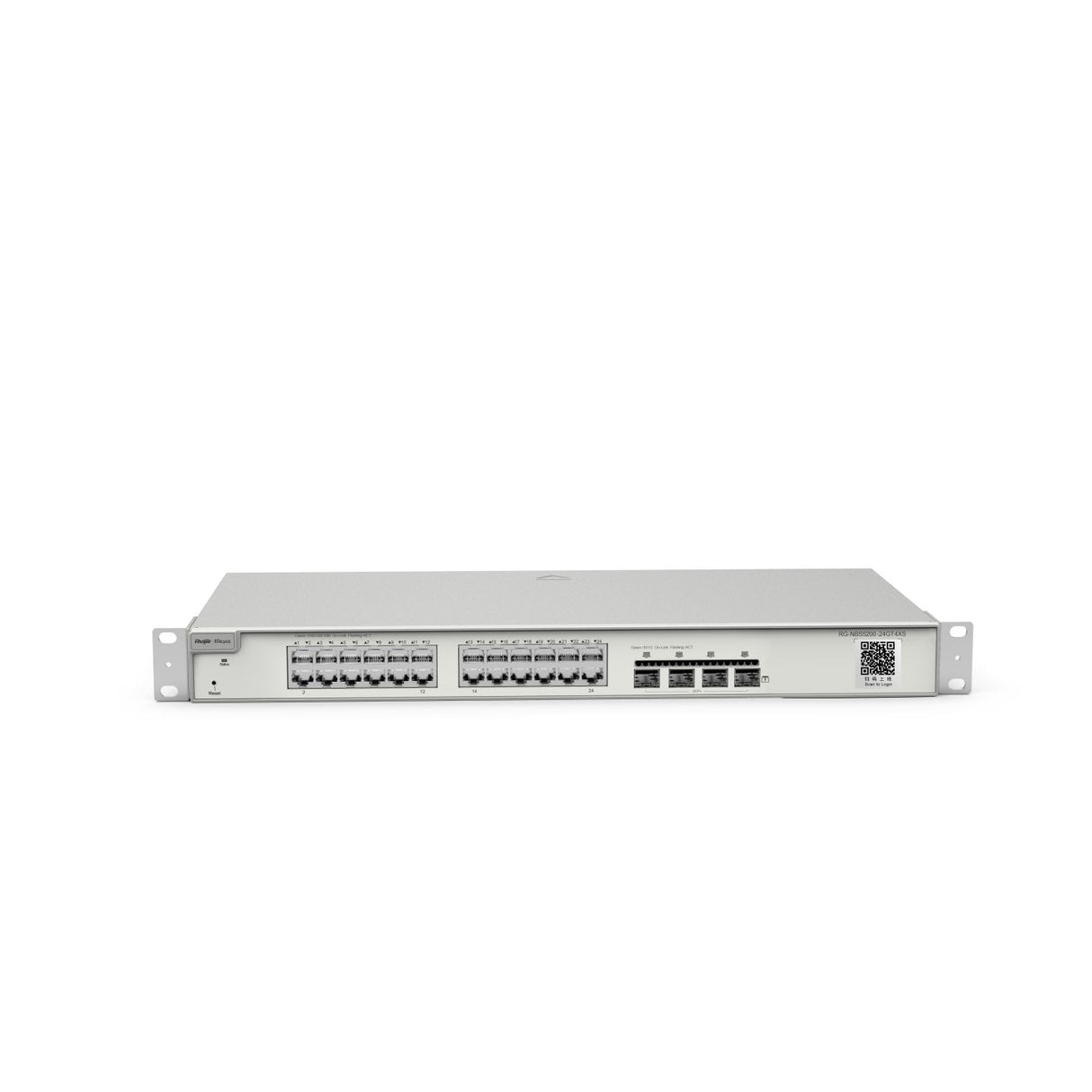 Reyee 24-Port L2+ Managed 10g Switch, 24 Gigabit Rj45 Ports, 4 *10g Sfp+ Slots,19-Inch Rack-Mountab