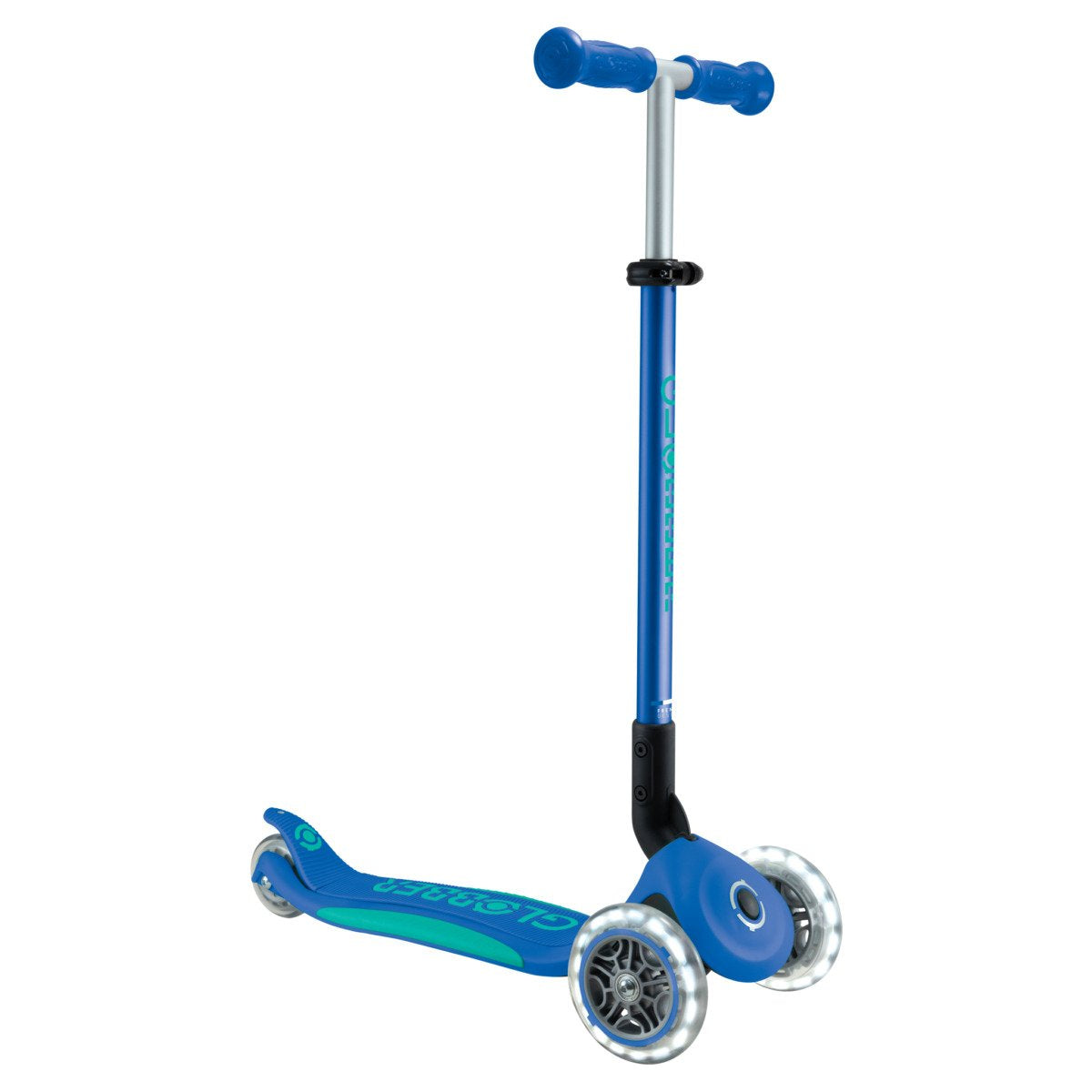 EAN 4895224409663 - Globber Primo Foldable Plus Lights Niños Patinete clásico Azul, Marina imagen 1