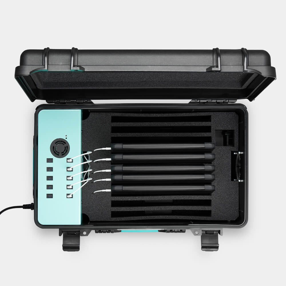 Formcase Transformercase T10 Estación De Almacenamiento Y Carga Para Dispositivos Portátiles Negro