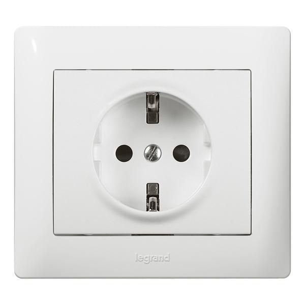 Legrand 771063 Steckdose (Sl) Ber.Schutz Galea Ultrawei