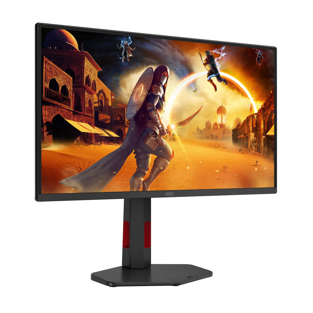 Monitor Aoc G4 Q25g4sr 24.5" 2560 X 1440 Pixeles Quad Hd Led Negro, Rojo