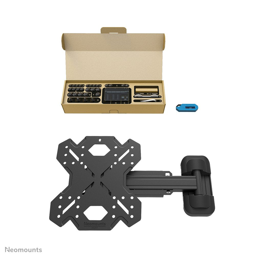 Neomounts Select Screen Wall Mount (Full Motion, 2 Pivots, Vesa 200x200) (Wl40s-840bl12