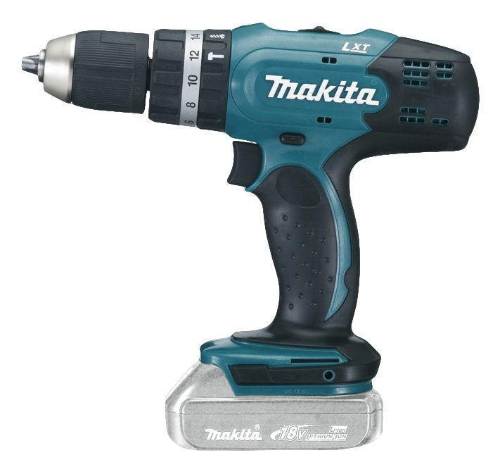 Taladro Makita Dhp453z Sin Llave 1,7 Kg Negro, Verde, Plata