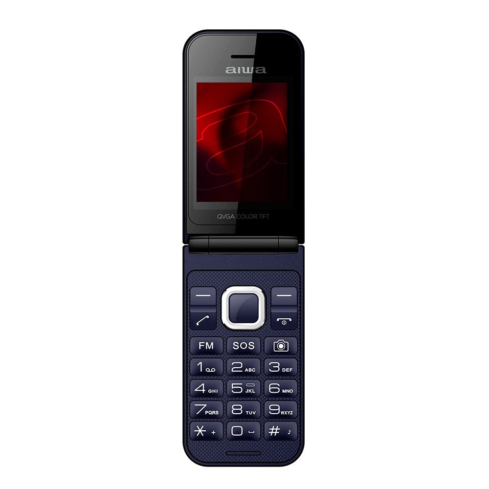 EAN 8435256897555 - Aiwa FP-24BL teléfono móvil 6,1 cm (2.4") 91,7 g Negro, Azul Característica del teléfono imagen 6