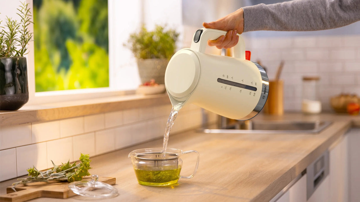 Tetera Eléctrica Bosch Mymoment 1,7 L 2400 W Crema De Color