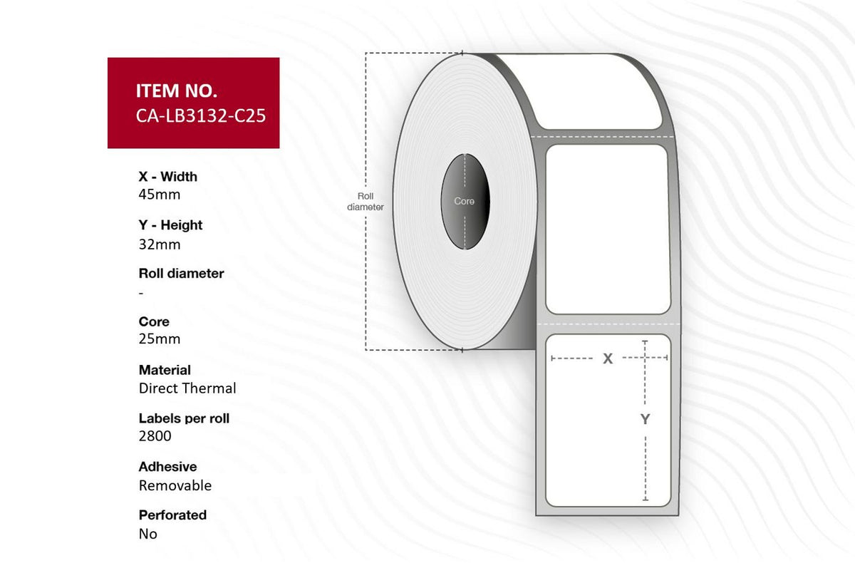 EAN 5715063353172 - Capture CA-LB3132-C25 etiqueta de impresora imagen 1