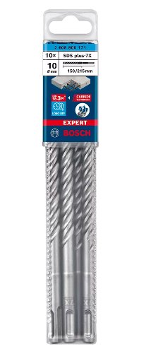 Bosch Professional Expert Sds-Plus-7x, Ø 10 Mm, 10 Piezas Longitud Útil 150 Mm 2608900171