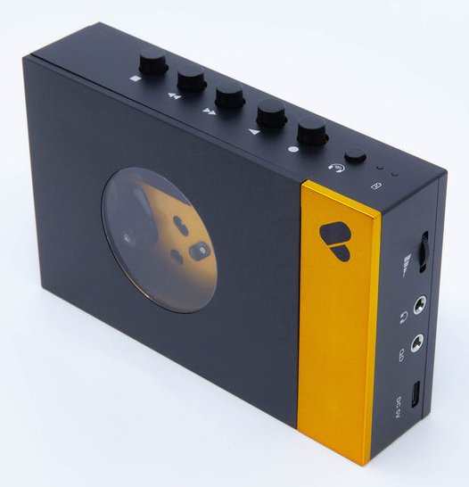 Wearerewind Amy Tragbarer Kassettenspieler Con Bluetooth, Negro Amarillo