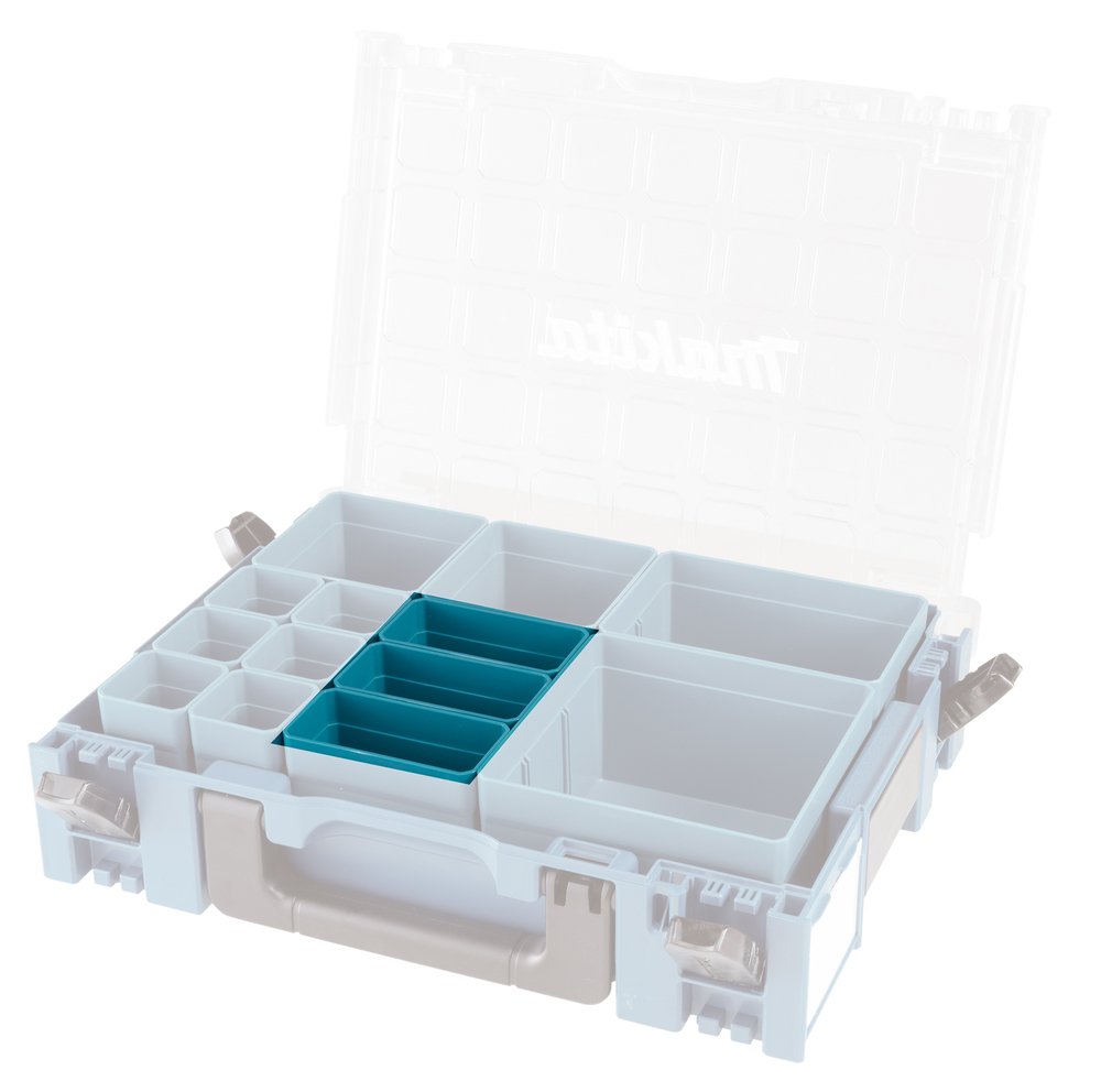 Inserto De Caja Makita Tamaño 2 191x94-1, Inserto Azul, Inserto Para Organizador Makpac 191x94-1