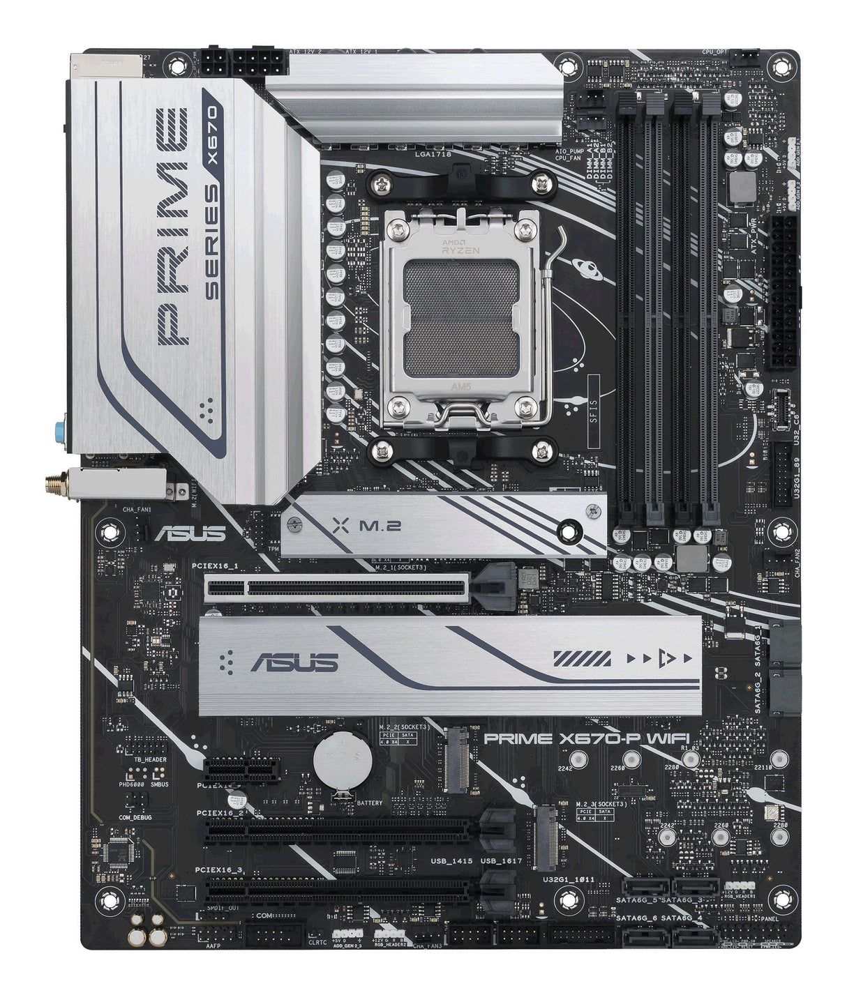 EAN 4711081884583 - ASUS PRIME X670-P WIFI AMD X670 Zócalo AM5 ATX imagen 2