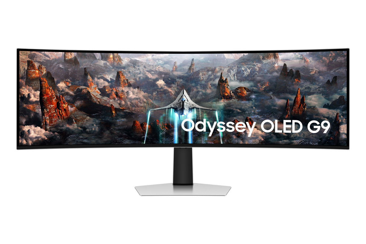 Samsung Ls49cg934suxen 49" Dwqhd 240hz Qd-Oled 0.1ms 1800r 250cd M2 1000000:1 Usb-C Cable Displayport Micro Hdmi