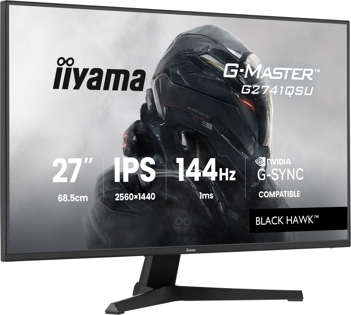 Iiyama 68.6cm 27" G2741qsu-B1 16:9 Hdmi+Dp+2xusb Ips