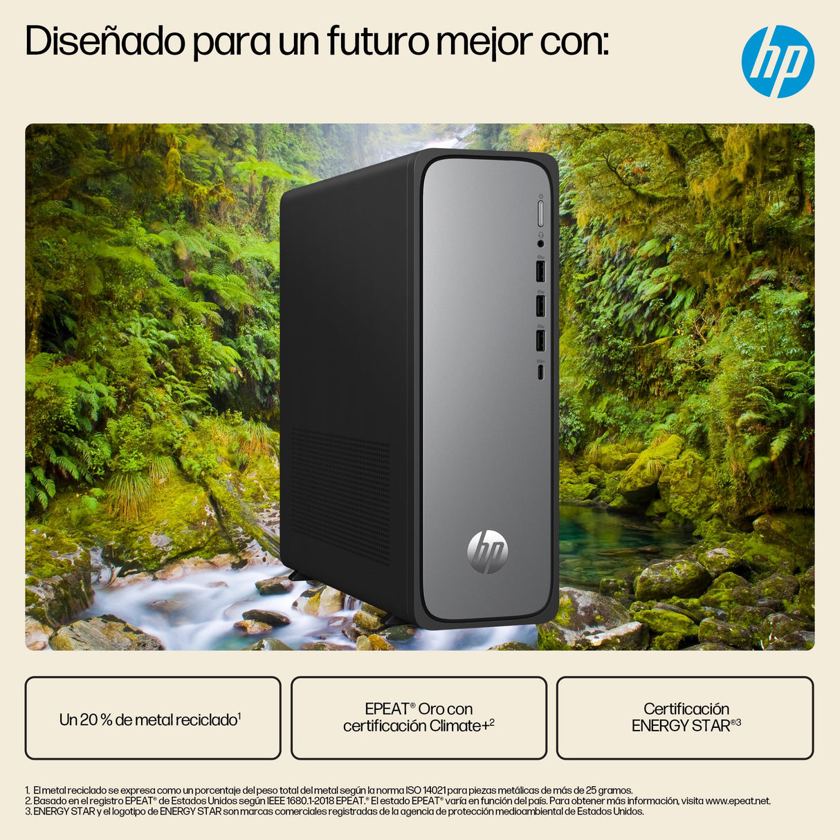 EAN 0821844684061 - HP OmniDesk Slim Desktop S03-0031ns PC Intel® Core™ i3 i3-14100 8 GB DDR5-SDRAM 512 GB SSD Windows 11 Hom imagen 4
