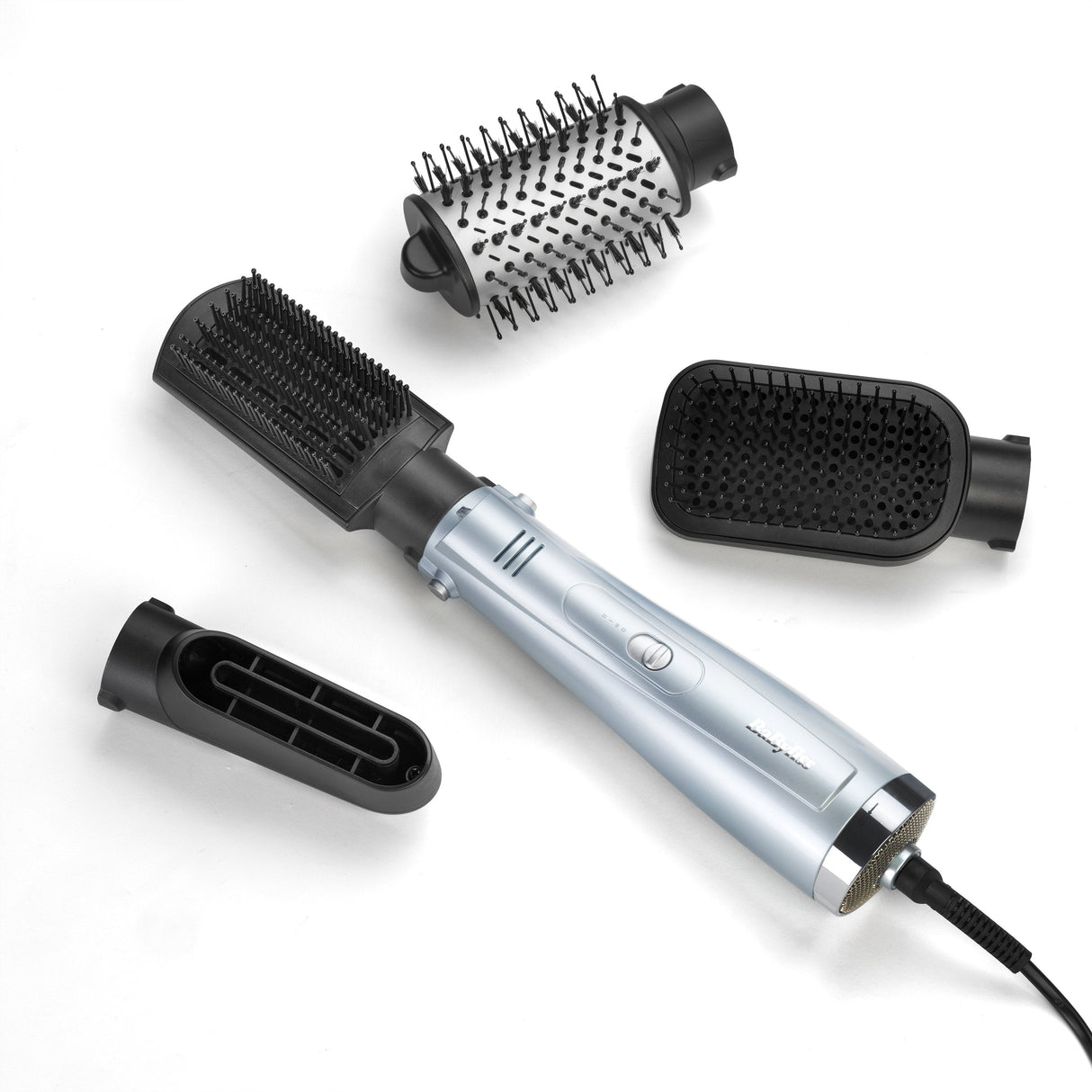 EAN 3030050179880 - BaByliss Hydro-Fusion Hydro Fusion Smooth & Shape Cepillo de aire caliente Caliente Gris, Plata 1000 W 2, imagen 6