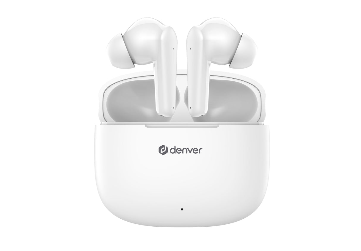 Auriculares Denver Twe 48w Inalambrico Blanco