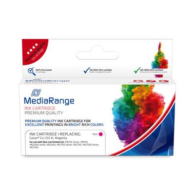 Mediarange Mrcc551mxl Cartucho De Tinta Compatible Magenta 1 Pieza(S)
