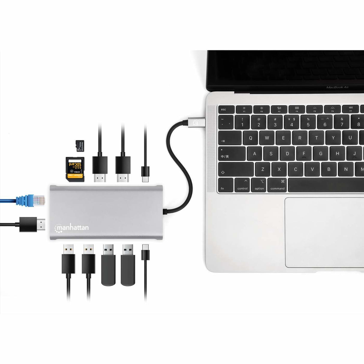 EAN 0766623130660 - Manhattan 130660 base para portátil y replicador de puertos Alámbrico USB 3.2 Gen 1 (3.1 Gen 1) Type-C Al imagen 7