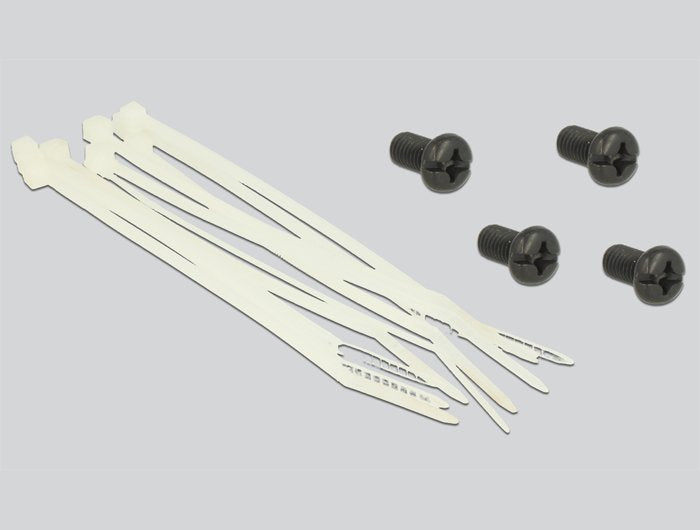 Delock 43340 Panel De Parcheo, Patch Panel Negro, Metal, Plástico, Montaje En Bastidor, 44 Mm, 11,5 Mm, 482,6 Mm