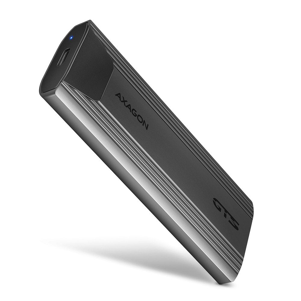 Axagon Eem2-Gtsa Caja Para Disco Duro Externo Caja Externa Para Unidad De Estado Sólido (Ssd) Gris M.2
