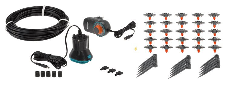 Gardena 1407-20 Riego De Jardineras Totalmente Automático Control De Riego Gris / Negro 43 Piezas