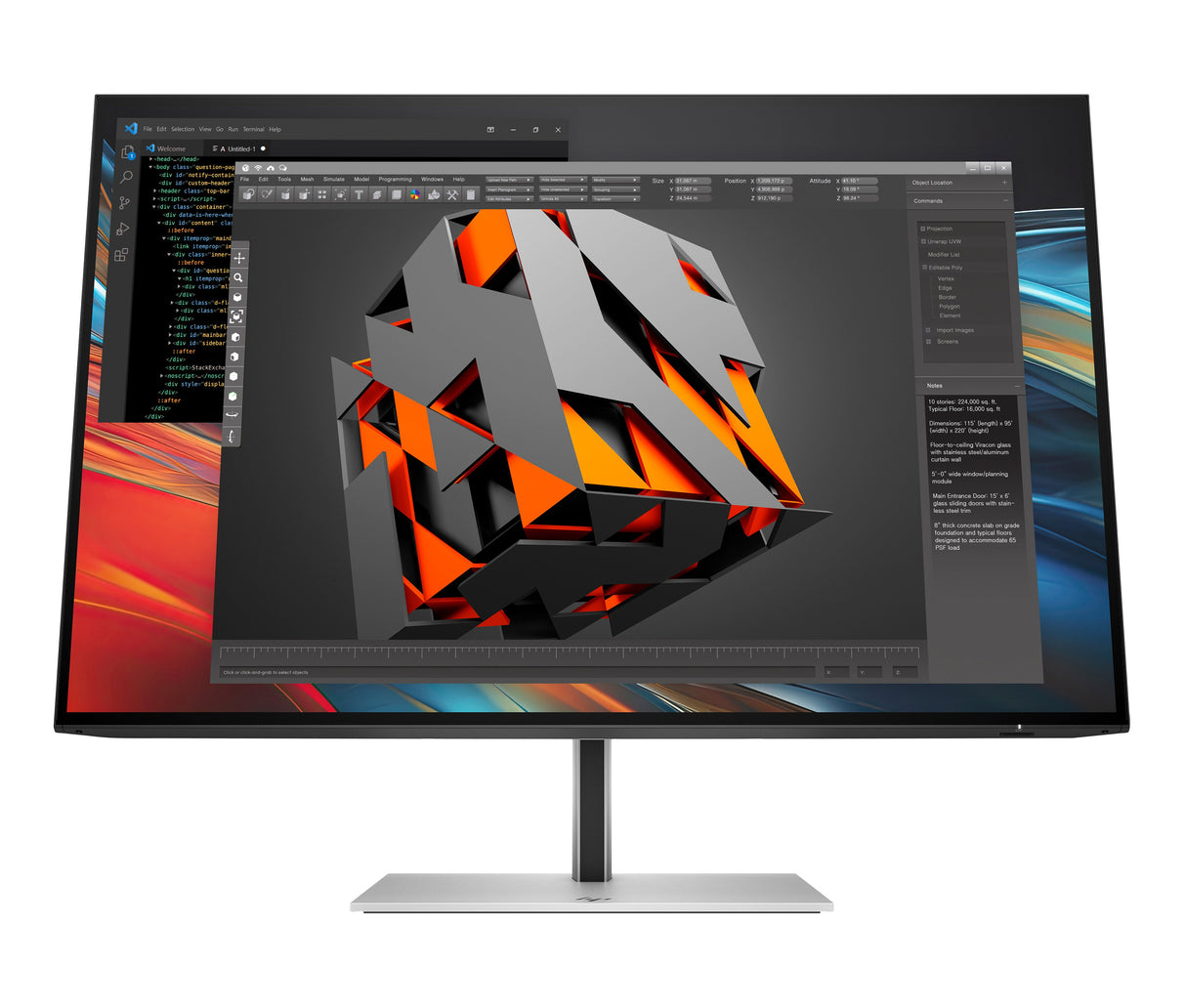 EAN 5715063476185 - HP Series 7 Pro 24 inch WUXGA Monitor - 724pn pantalla para PC 61 cm (24") 1920 x 1200 Pixeles LCD Plata imagen 1