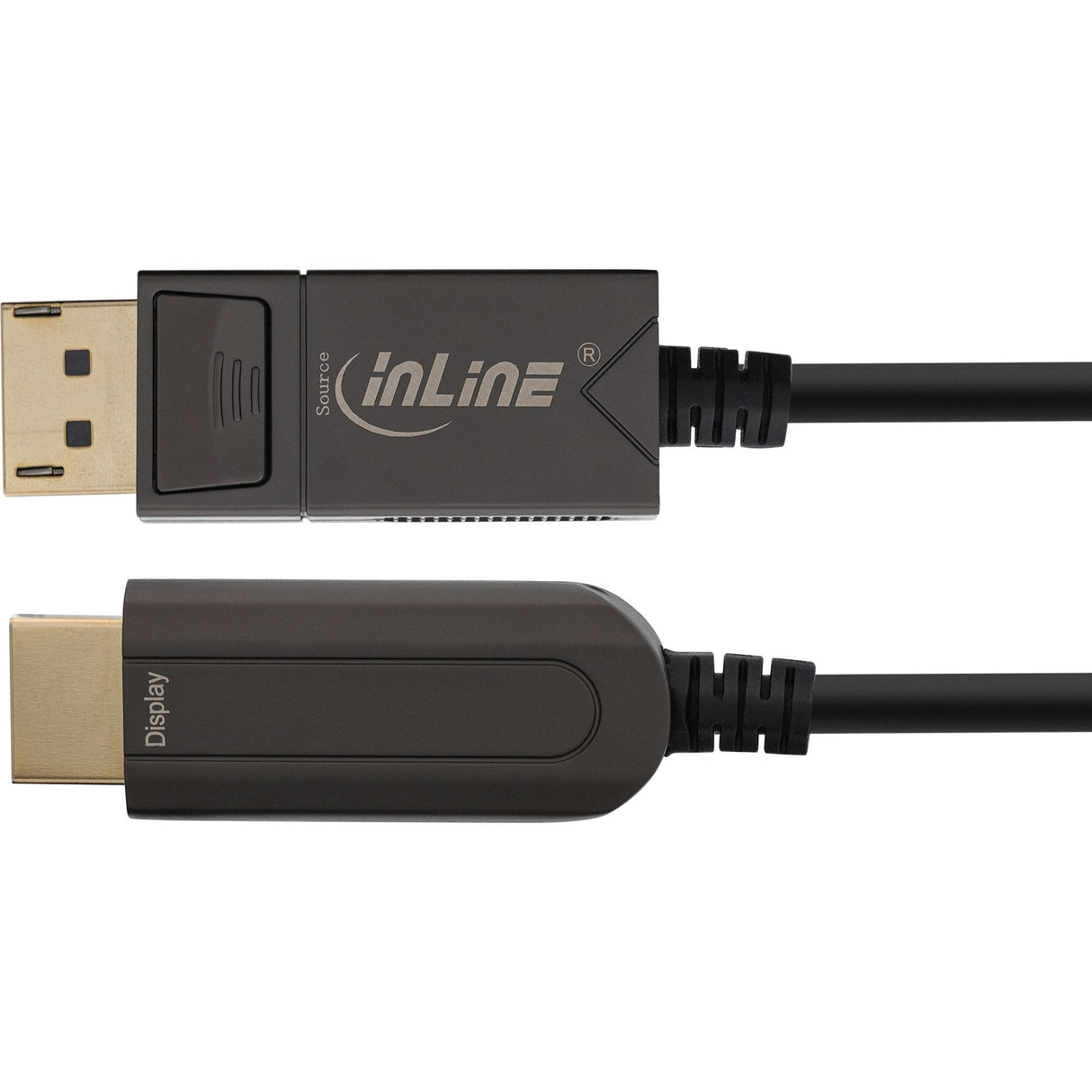 Cable Inline Displayport A Hdmi Aoc, 4k/60hz, Negro, 25m
