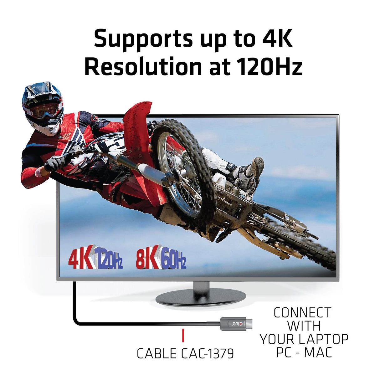 EAN 8719214471620 - CLUB3D CAC-1379 cable HDMI 20 m HDMI tipo A (Estándar) Negro imagen 6