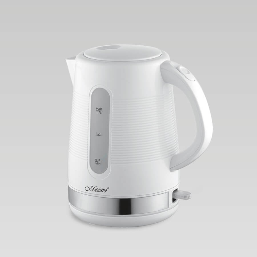 EAN 4820096550762 - Maestro MR035 tetera eléctrica 1,7 L 2200 W Blanco imagen 3