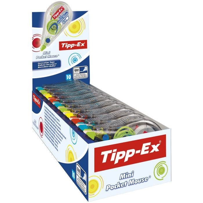 EAN 3086123379855 - BIC Tipp-Ex corrección de películo/cinta 6 m Multicolor 10 pieza(s) imagen 1