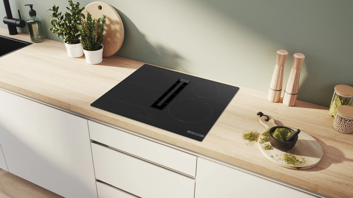 EAN 4242005433650 - Bosch Serie 4 PVS611B16E hobs Negro Integrado 59.2 cm Con placa de inducción 4 zona(s) Campana integrada imagen 4