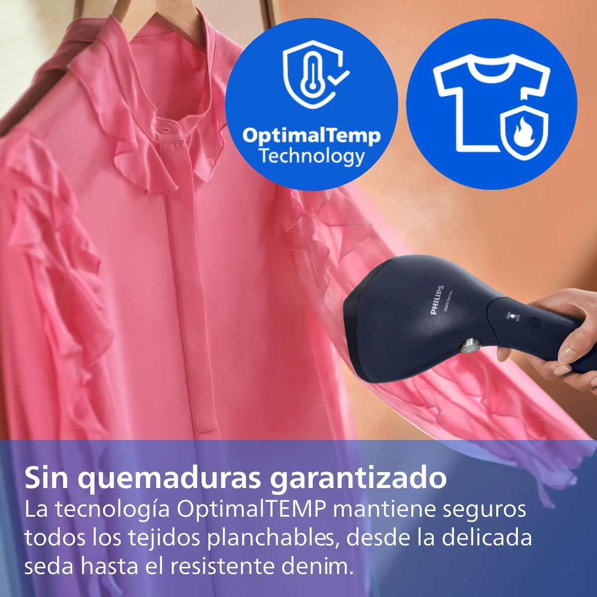 EAN 8720389007446 - Philips 7000 series STH7020/20 vaporizador para ropa Vaporizador manual de prendas 0,1 L 1500 W imagen 16